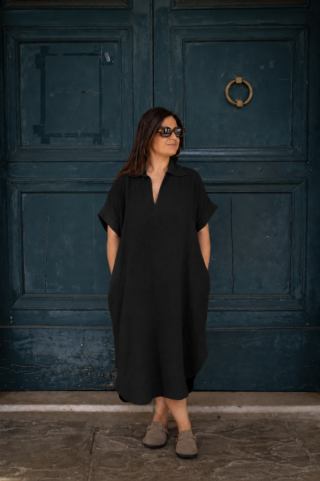 Robe unie ISIA - Noir