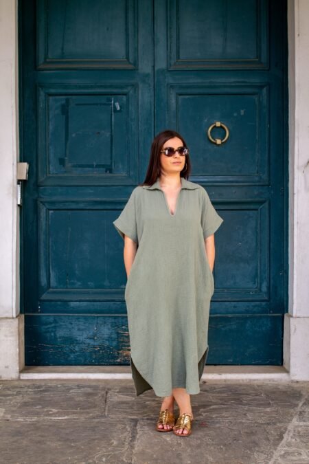 Robe unie ISIA - Kaki