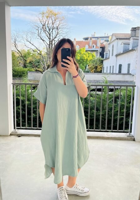 Robe unie ISIA - Kaki, T.U