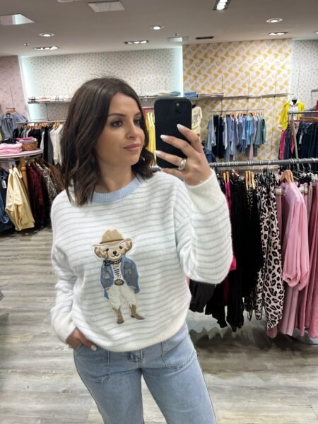 Pull Teddy marinière