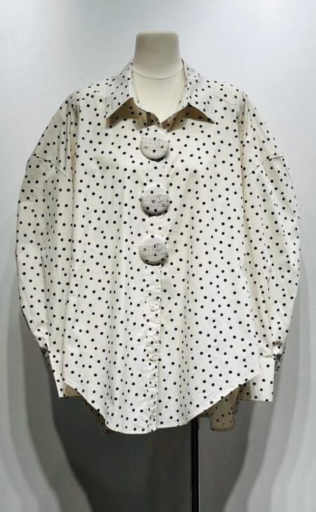 Chemise LOLLIPOP - Pois crème