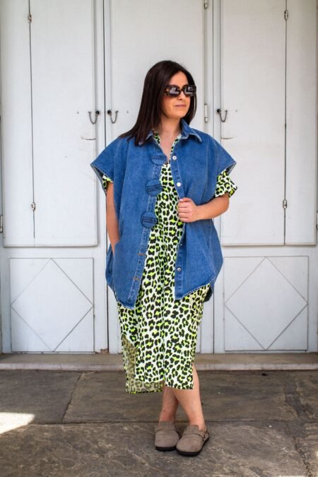 Veste Lollipop sans manches - Bleu jean