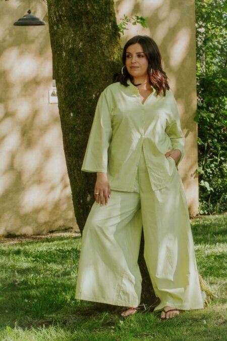 Ensemble coton - Vert anis