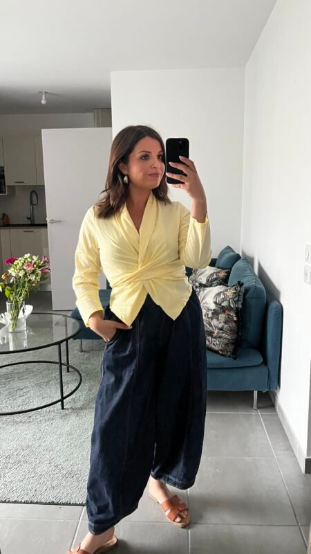 Chemisier cache cœur