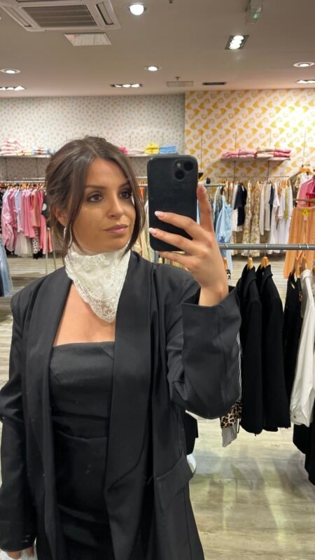 Foulard dentelle Crochet