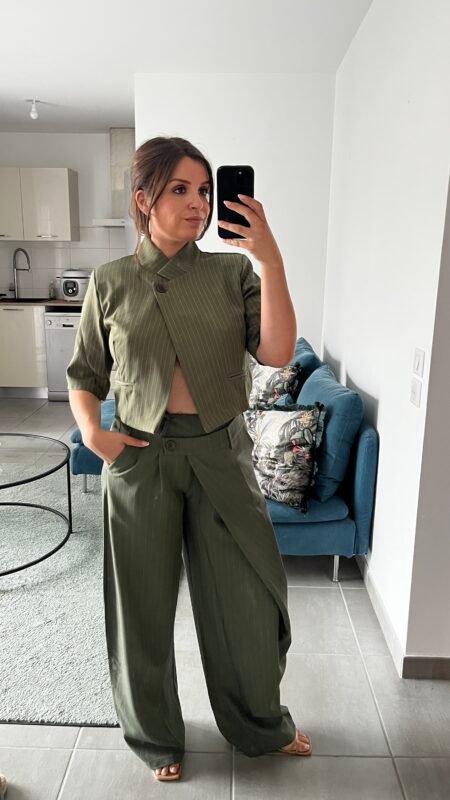 Pantalon Octave à rayures