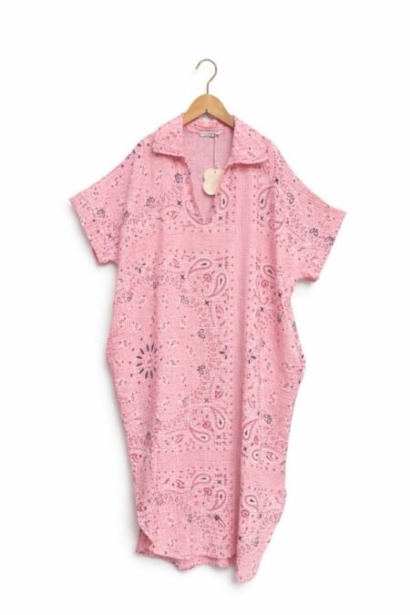 Robe BANDANA - Rose pastel