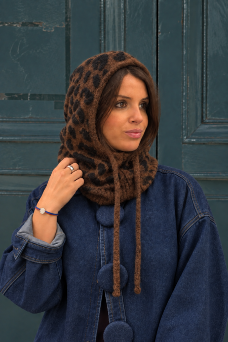 Cagoule léopard