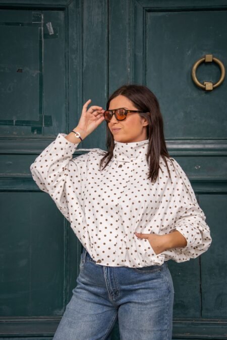 Bomber à pois