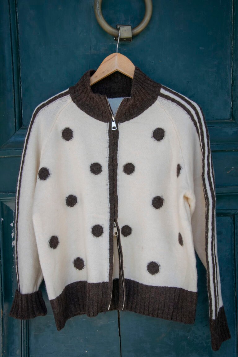 Gilet à pois